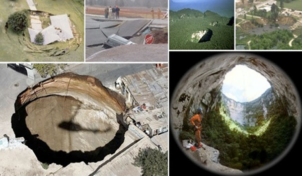 Collapsing Earth Why Are Giant Sinkholes Swallowing Cars, Homes And People All Around The World